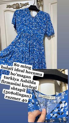 Hammasi kiyilgan koylak lekin holati yaxshi hammasini
