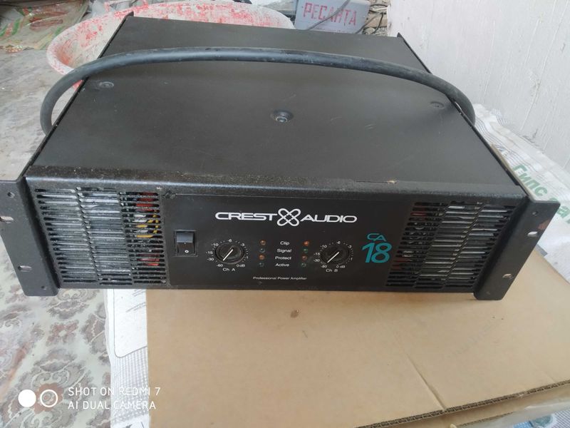 Crest audio CA18, dynacord, Electro voice, qsc, rcf Crest audio CA18, dynacord, Electro voice, qsc, rcf