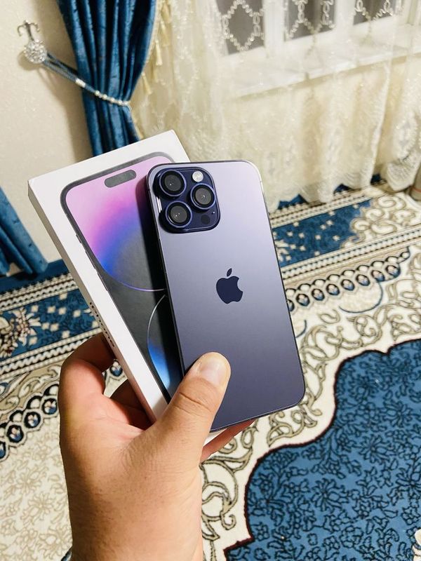 Iphone 14 pro max. Deep Purple 128 gb Sim kartali Iphone 14 pro max. Deep Purple 128 gb Sim kartali