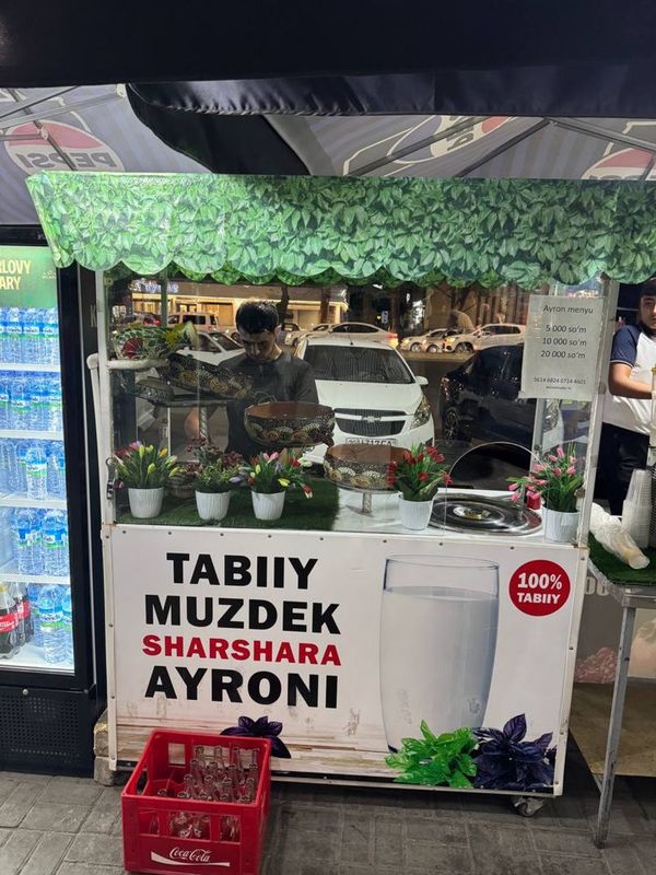 Sharshara ayron aparati sotiladi 80 litrli qozon muzlatkichli Sharshara ayron aparati sotiladi 80 litrli qozon muzlatkichli