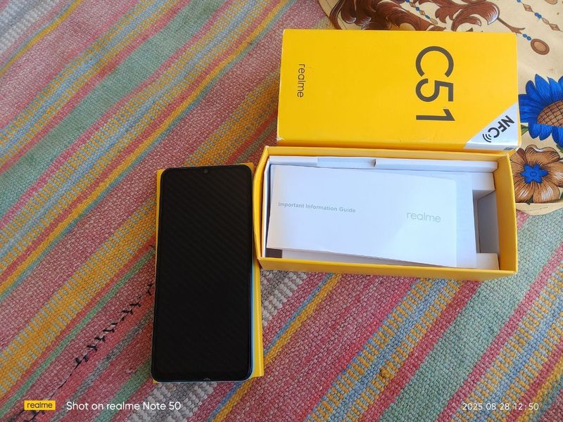 realme C51 8/128 battery 5000 sotiladi realme C51 8/128 battery 5000 sotiladi