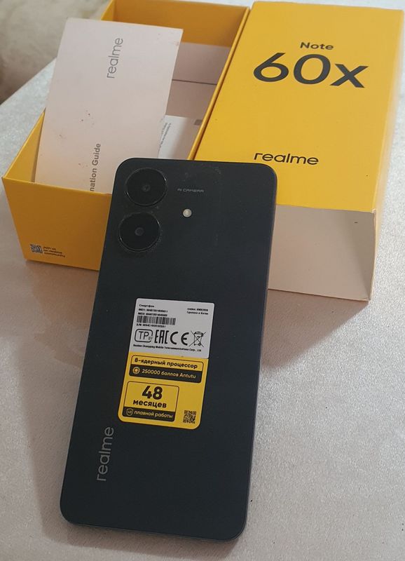 Realme note 60x 64GB IMEI dan otmagan