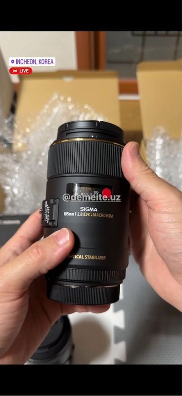 Sigma 105mm f/2.8 EX DG Macro OS for Canon Sigma 105mm f/2.8 EX DG Macro OS for Canon