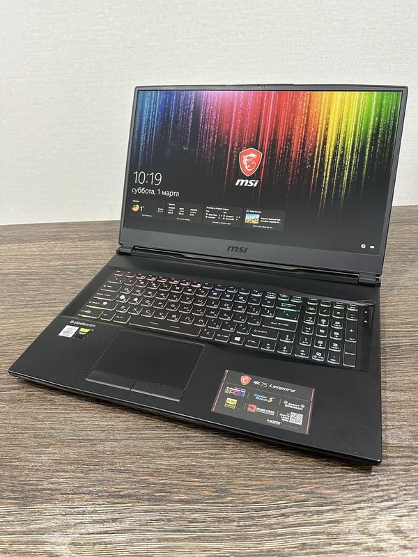 мощный MSI Leopard GL75 игровой i7 RTX 2060 6gb