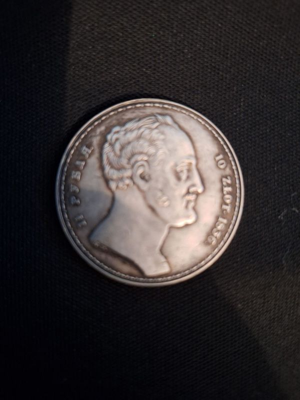 Монета 10злот 1836г Монета 10злот 1836г