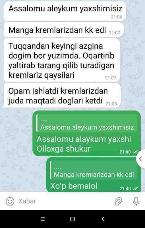 Kosmetika ayollar uchun