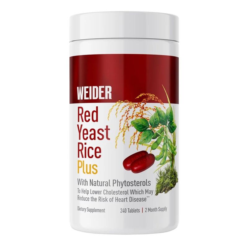 Красный Дрожжевой Рис 240 таб Weider Red Yeast Rice Plus