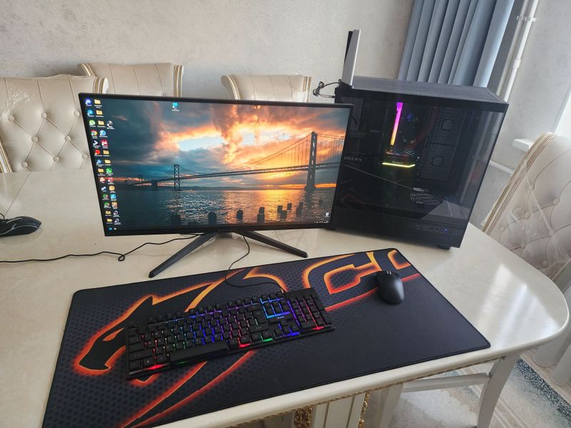 Продам игровой комп i5 14400f rtx 4070 и монитор Продам игровой комп i5 14400f rtx 4070 и монитор