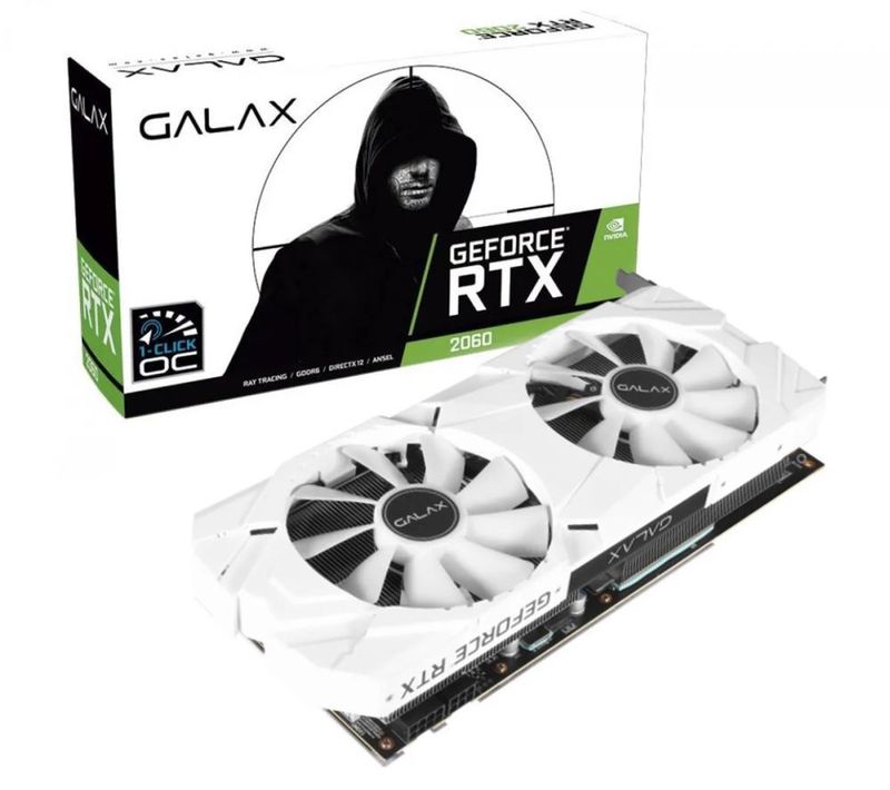 Видеокарта Glaxy GTX 2060 Plus EX White 6GB Видеокарта Glaxy GTX 2060 Plus EX White 6GB