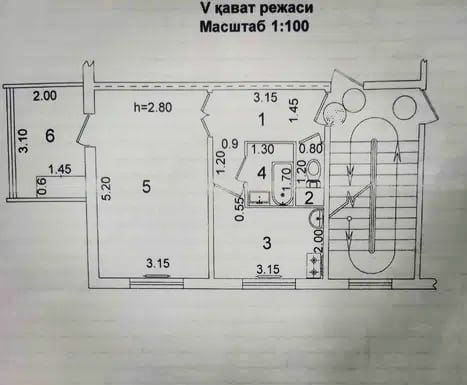 1/1/5 (1-этаж). Сергели 4. Квартира 38 м², без ремонта. 1/1/5 (1-этаж). Сергели 4. Квартира 38 м², без ремонта.