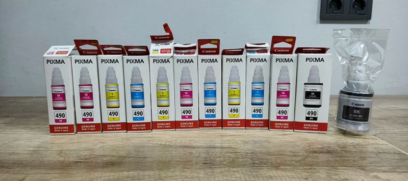 Pixma 490 оригинал чернила Pixma 490 оригинал чернила