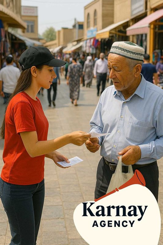 Promouterlar,varaqalar tarqatish-professional darajada va o‘z vaqtida! Promouterlar,varaqalar tarqatish-professional darajada va o‘z vaqtida!
