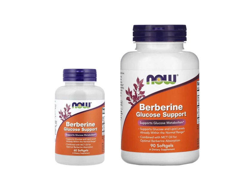 NOW Foods NOW Berberine Glucose Support берберин глюкозы в крови