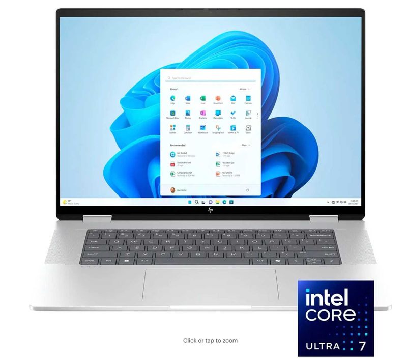 новый HP Envy 16" 2K Ultra 7 16Gb 1Tb Silver