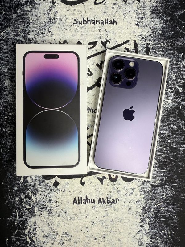 iPhone 14 ProMax 128gb Pruple Akk: 85% Kelwamiz iPhone 14 ProMax 128gb Pruple Akk: 85% Kelwamiz