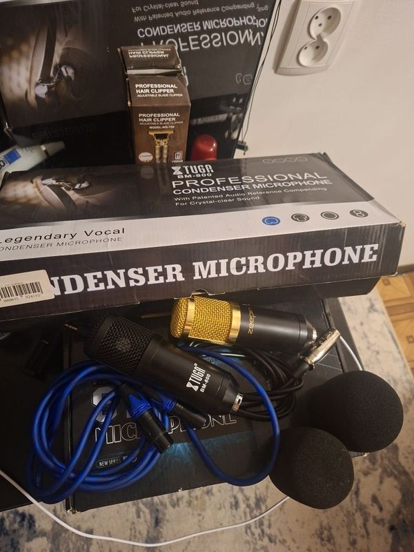 Mikrafon studio 48 volt Mikrafon studio 48 volt