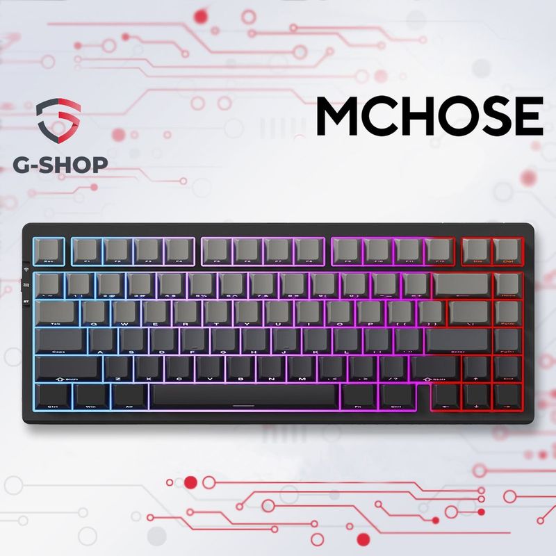 Игровая механическая беспроводная клавиатура подсветкой MCHOSE G75 Pro Игровая механическая беспроводная клавиатура подсветкой MCHOSE G75 Pro