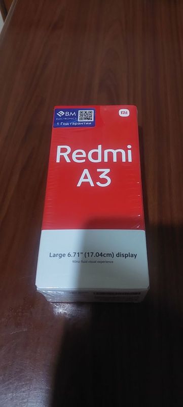 НОВЫЙ!!! Redmi A3 64GB Midnight Black за 77 у.е!