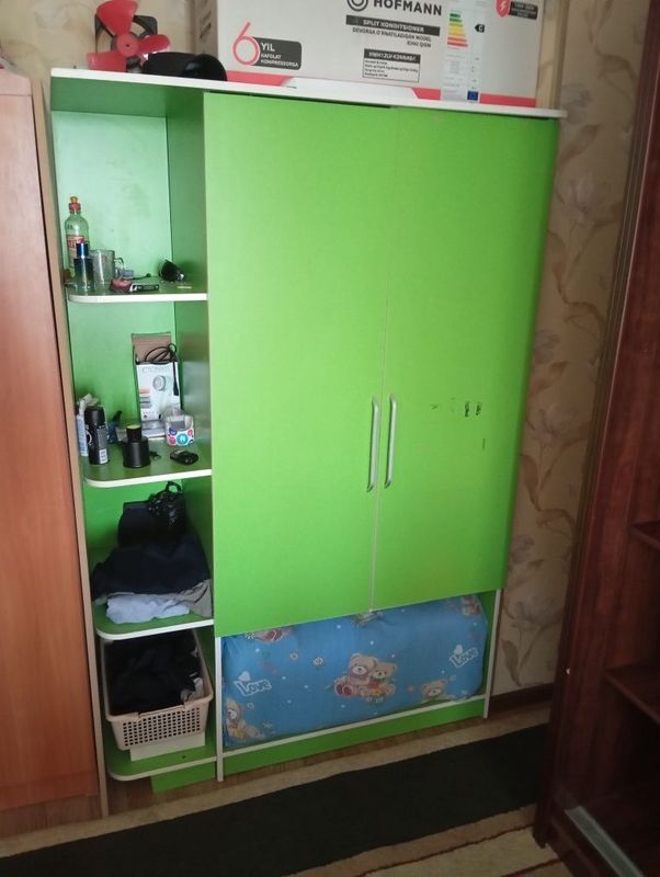 Шкаф детский зелёный Шкаф детский зелёный