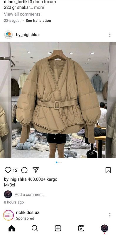 yengil modniy kurtka qora rang yengil modniy kurtka qora rang