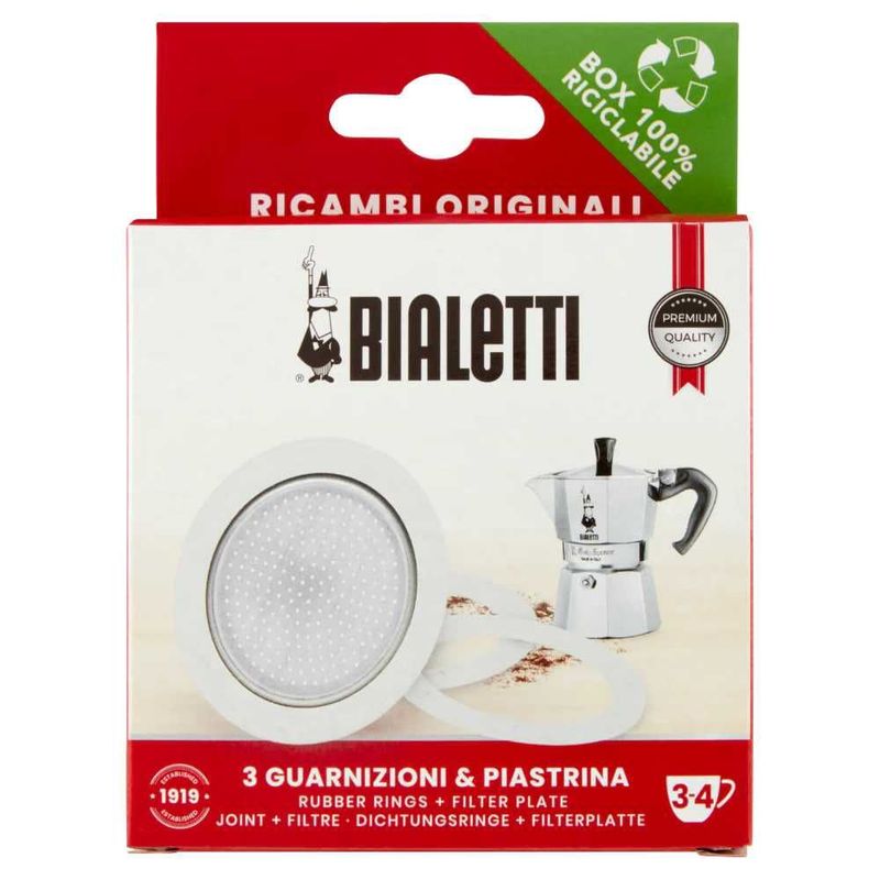 Фильтр/прокладки для гейзерной кофеварки Bialetti Mokka! Made in Italy Фильтр/прокладки для гейзерной кофеварки Bialetti Mokka! Made in Italy