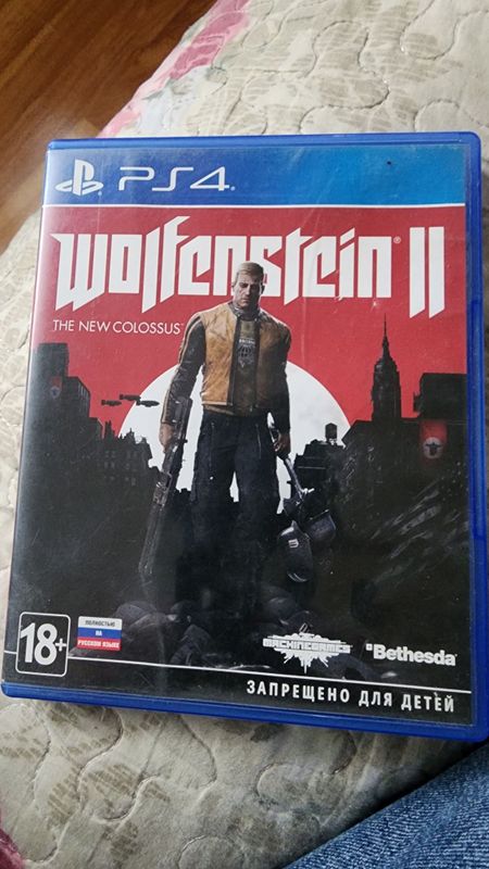 Продаю диск для ps4. Wolfenstein 2 Продаю диск для ps4. Wolfenstein 2