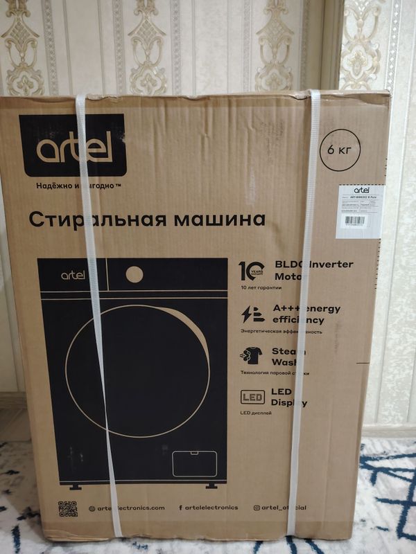 Artel ART-WM 6002 pure black 6kg Avtomat