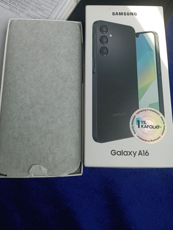 Samsung A16 Sotiladi Yangi pachka telefon Bonusga+ yangi chexoli128 GB