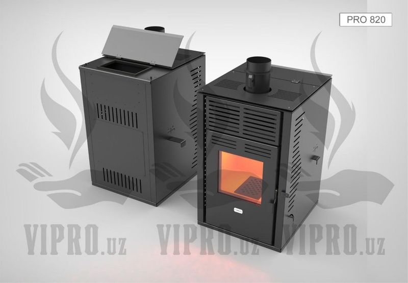 Печь Pro-820паллетная печь,3 вида топлива,паллеты,дрова,уголь,отпление Печь Pro-820паллетная печь,3 вида топлива,паллеты,дрова,уголь,отпление