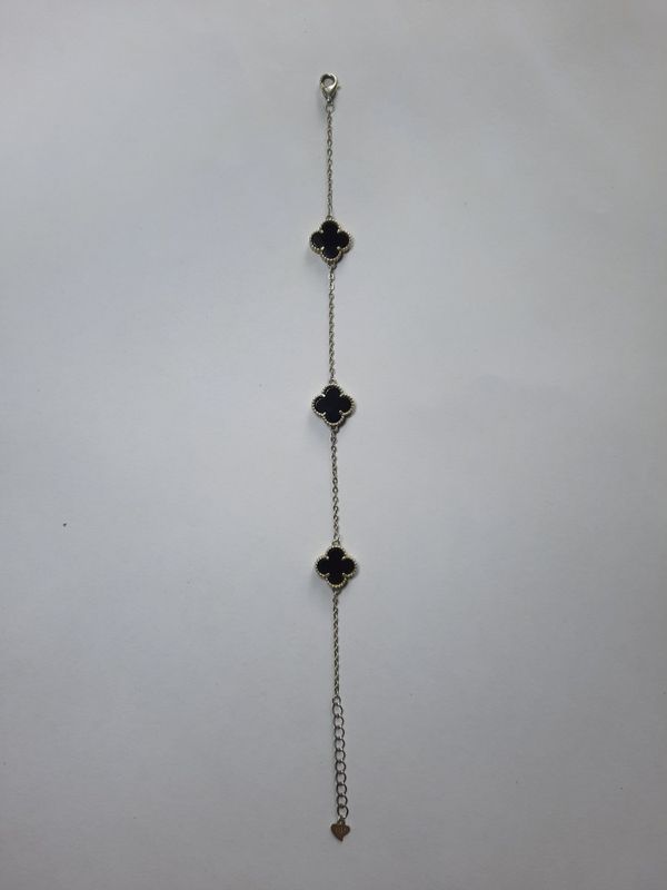 van cleef braslet kumush, tilla yugurtirilgan van cleef braslet kumush, tilla yugurtirilgan
