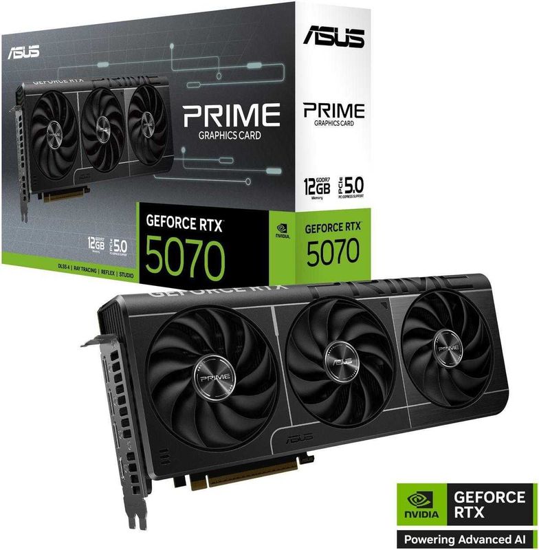 Видеокарта ASUS PRIME GeForce RTX 5070 12GB Видеокарта ASUS PRIME GeForce RTX 5070 12GB