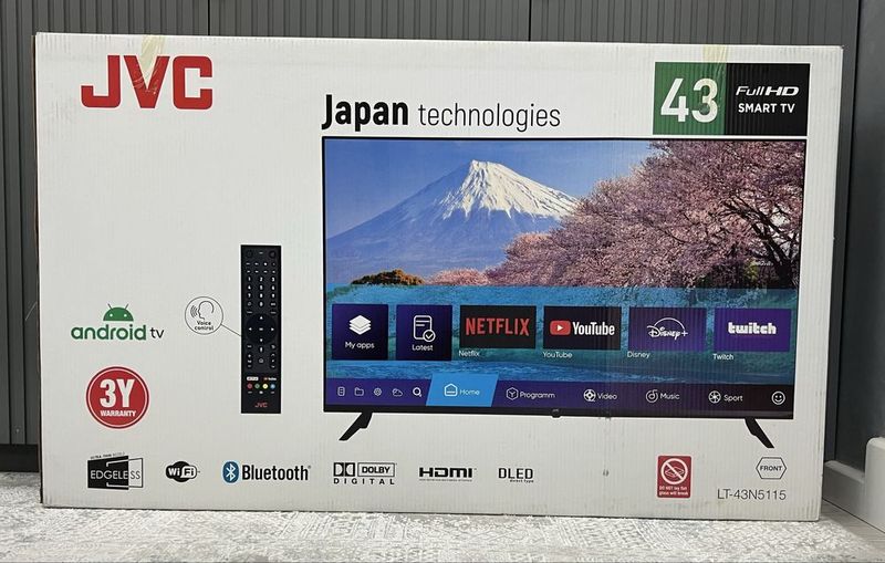 Телевизор JVC. Full HD. SMART TV 43