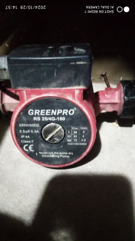 Водиной насос GREENPRO 25-4G-180