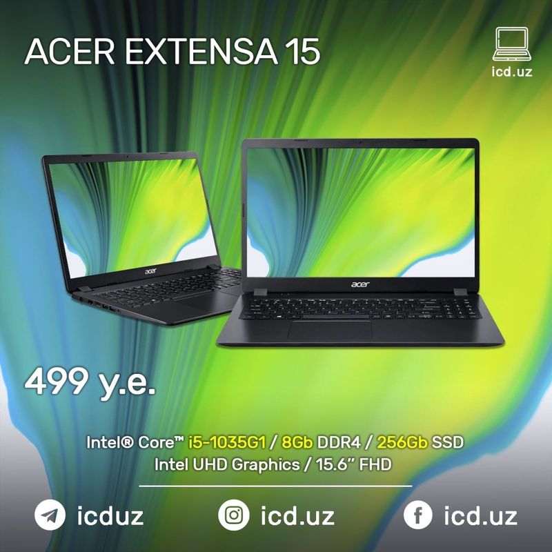Acer Extensa 15. Core i5-1035G1