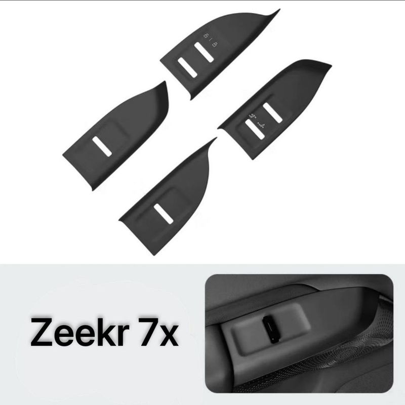 Накладка на кнопки 4 дверей для Zeekr 7x от «ZeekrShop» Накладка на кнопки 4 дверей для Zeekr 7x от «ZeekrShop»