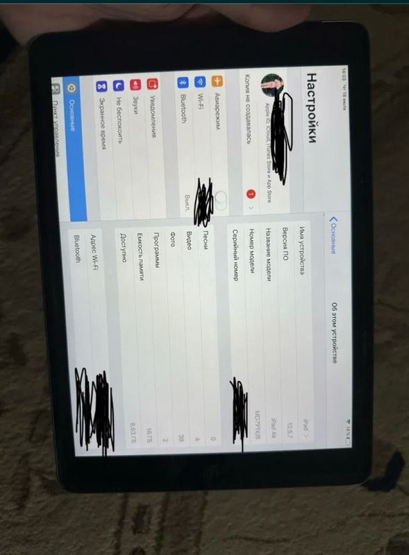 Продается iPad Air1, 2013 года Продается iPad Air1, 2013 года