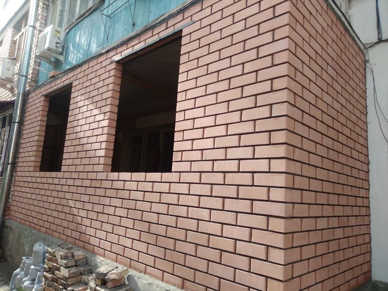 Kladka balkon Balkonga gʻisht teramiz