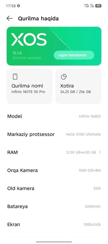 Infinix not 50 pro