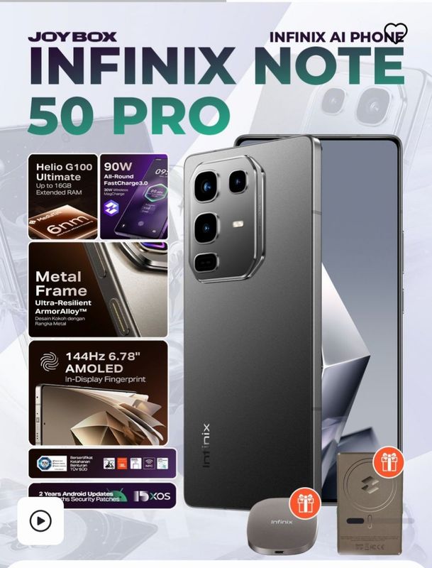 Infinix note 50 pro yangi