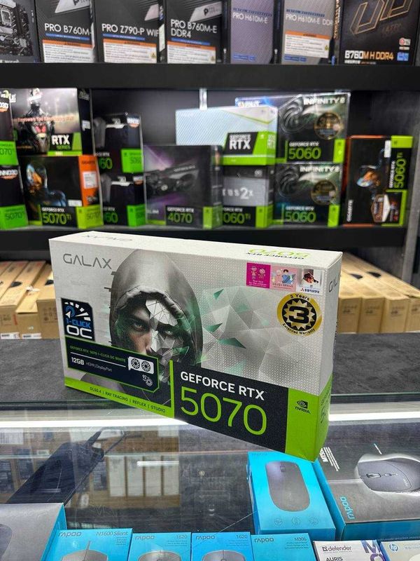 Видеокарта GALAX GeForce RTX™ 5070 EX Gamer 1-Click OC, 12 ГБ
