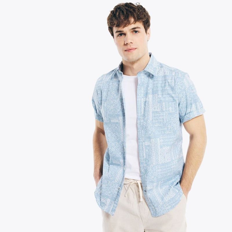 Nautica рубашка летняя 2хл из Англии Nautica рубашка летняя 2хл из Англии