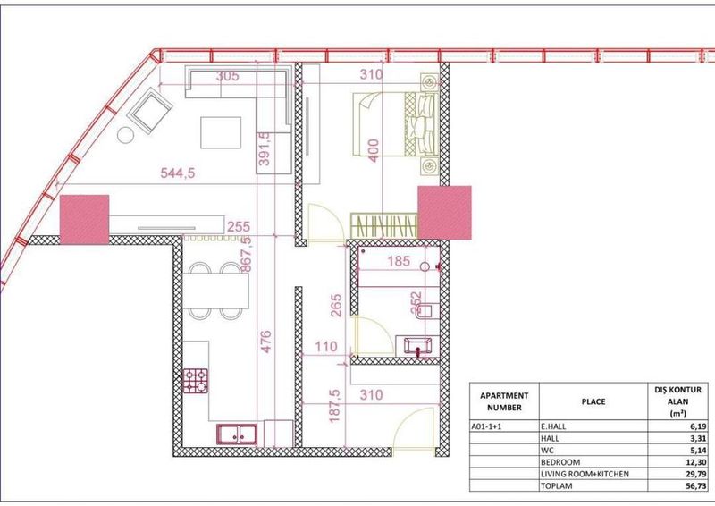 ЖК Piramit Tower Улица бабура 2/41/48/56м2 Коробка Продается квартира