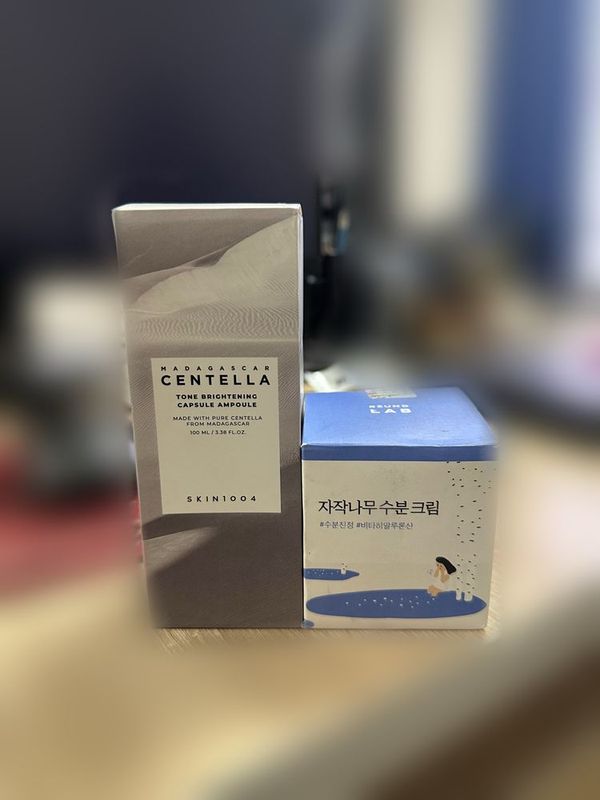 Осветляющая сыворотка Centella Skin 1004 и увлажняющий крем Осветляющая сыворотка Centella Skin 1004 и увлажняющий крем