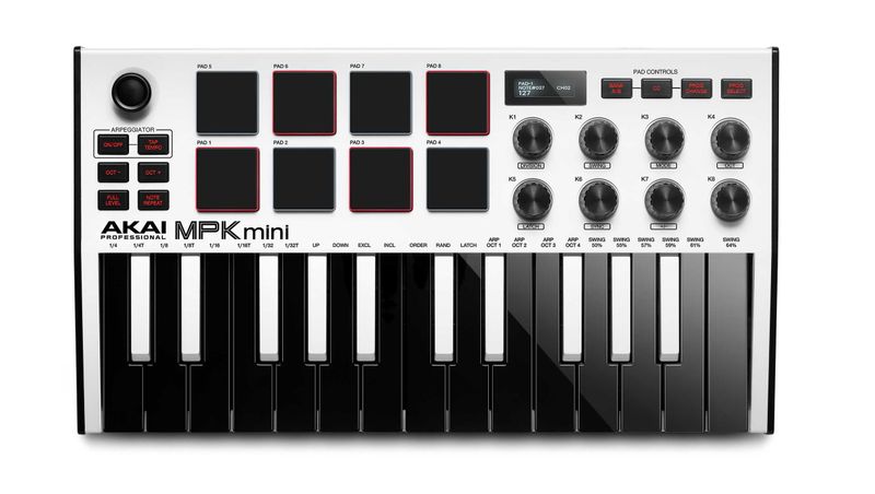 MIDI Миди-клавиатура Akai Pro MPK mini Play MK3