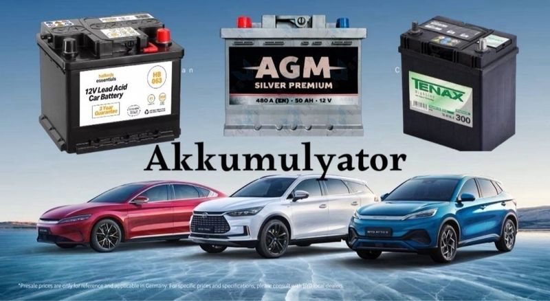 Akumlyator 1 yil garantiya jentra Malibu tracker Captiva byd dastavka