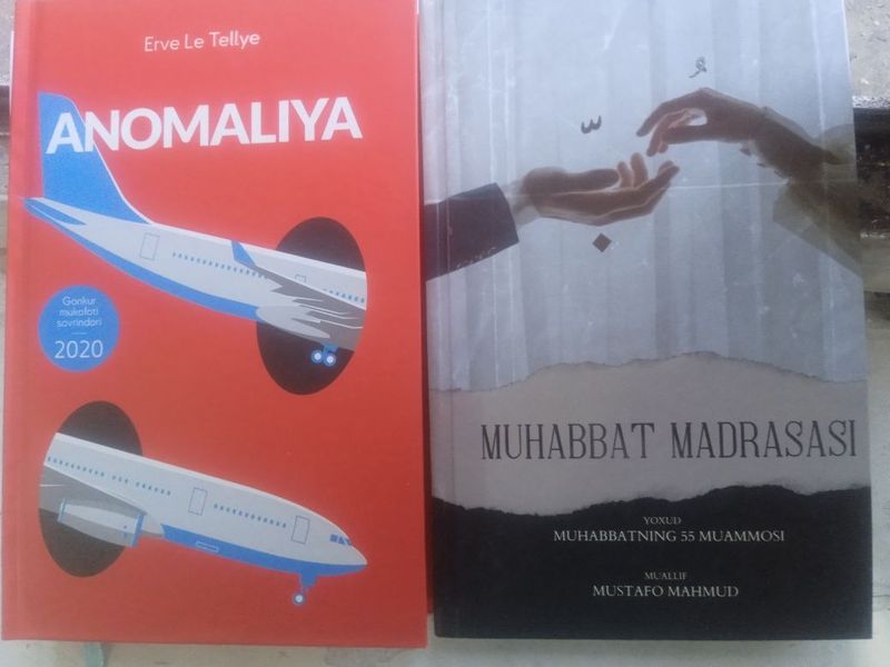 Anomaliya - 40ming so'm. Muhabbat madrasasi - 50ming so'm Anomaliya - 40ming so'm. Muhabbat madrasasi - 50ming so'm