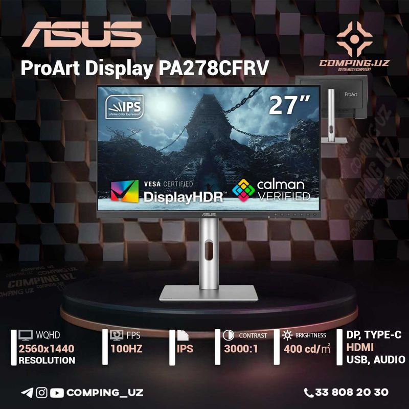 PROART PA278CFRV 2K 100hz IPS flat