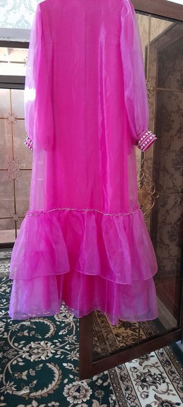 Abaya ko'ylak dvoyka matosi arganza ich ko'ylagi yumshoq malina rang Abaya ko'ylak dvoyka matosi arganza ich ko'ylagi yumshoq malina rang