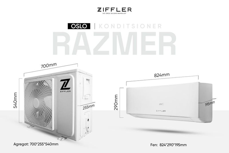 Кондиционер ziffler Oslo 12 inverter рассрочку Кондиционер ziffler Oslo 12 inverter рассрочку