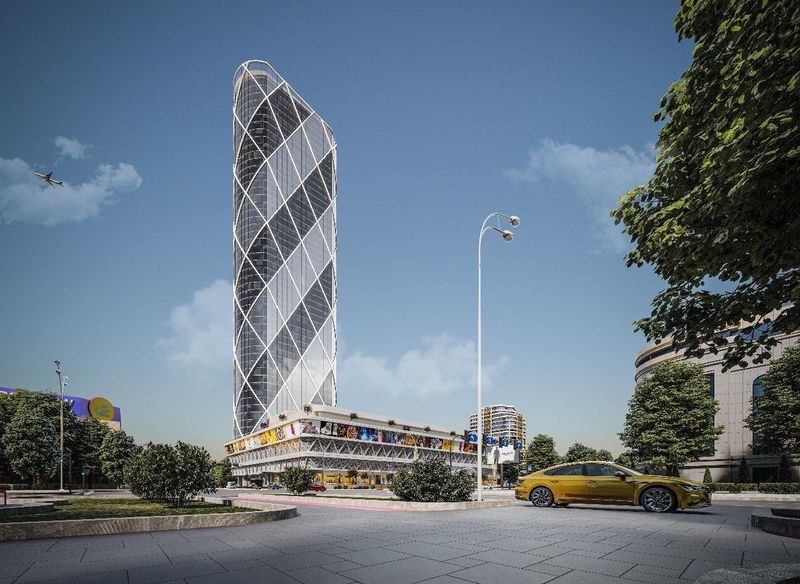 Продаётся в ЖК Piramit Tower 3/34/49 100м2 видом на аэропорт Продаётся в ЖК Piramit Tower 3/34/49 100м2 видом на аэропорт